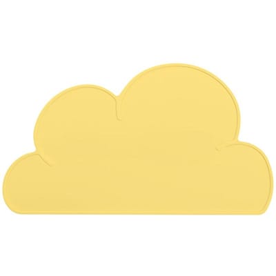 Wolk Placemat Voedselkwaliteit Siliconen Tafelmat Kind Hittebestendig Mat Baby Placemats voor Tafelmatten Antislip Gemakkelijk Schoon te Maken M Praktisch Gebruik 1pcs