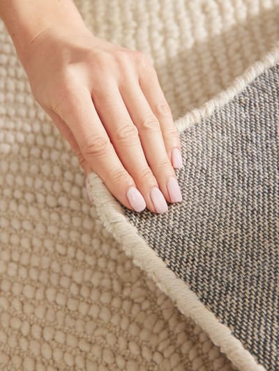 Flycarpets Calmio Wollen Vloerkleed Creme - Laagpolig - Japandi / Scandinavisch - 160x230 cm