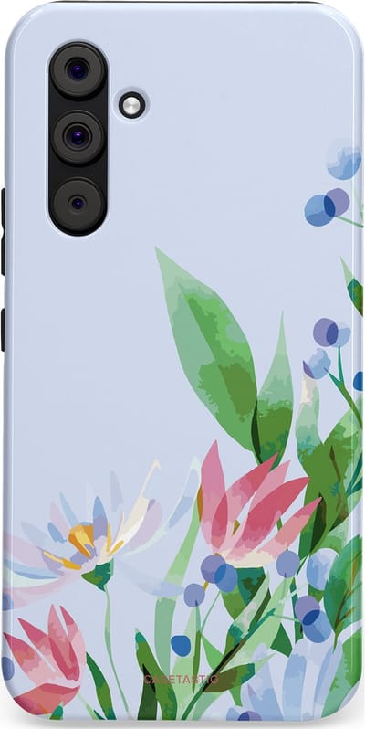 Casetastic hoesje geschikt voor Samsung Galaxy A54 (2023) 5G - Dubbellaagse bescherming - Dromen in pastel - Fashion Case - Lichtgrijs Mintgroen