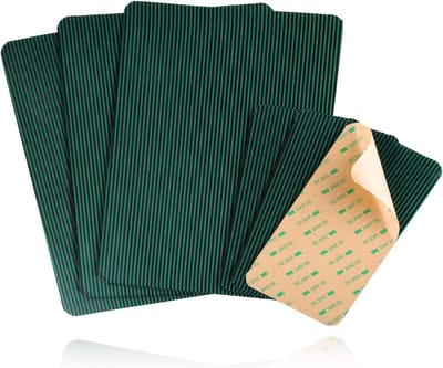 Zes Stuks Zelfklevende Reparatie Patches voor Zwembaden - 30x20cm en 10x20cm Groene Netstof Herstelset voor Veiligheidsafdekkingen en Lekdetectie