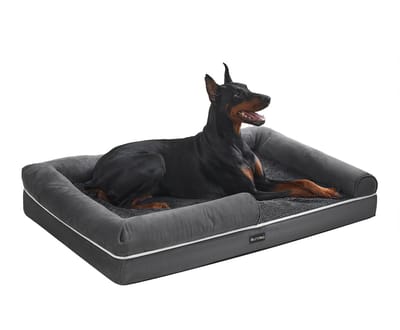 Feandrea - Hondenmand - Afneembare Hoes - Zachte Vulling - Antislip