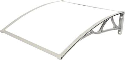 Deurluifel Polycarbonaat - Regenkap Buiten - Bescherming Ramen - Hoge Draagkracht - 60x120cm - Transparant