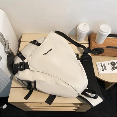 Nieuwe Borsttas Heren Crossbody Tas Multifunctionele Casual Eén Schouder Rugzak Grote Capaciteit Messenger Bags voor Heren Bolsa 31x13x45cm
