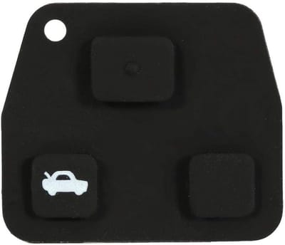 Rubber Pad voor 3 Button Afstandsbediening Sleutelhouder voor Auto's zoals Avensis, Corolla en Rav4