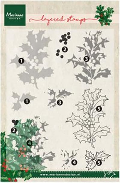 Marianne Design Stempel Layering Tinys hulst TC0862