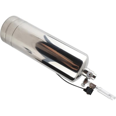 Système Générateur de CO2 Kit Générateur de Dioxyde de Carbone pour Aquarium avec Bouteille en Acier Inoxydable et Affineur W00-100-5L
