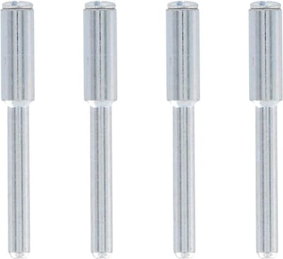 Draaibank Accessoirehouder - Adapterhouder Montagehouder - Accessoires Bevestigen - Voor 3.2mm Schacht - 4 Stuks - Zilverkleurig