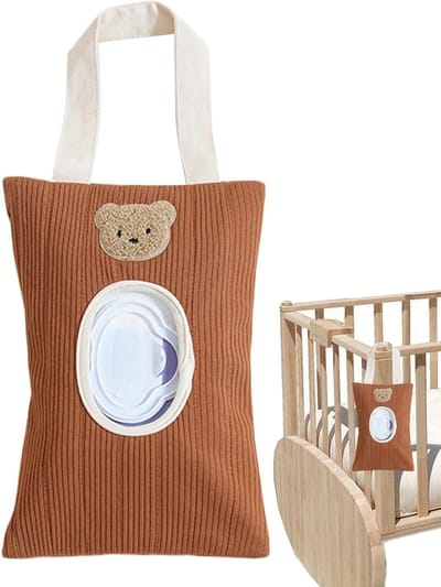 Baby Doekjes Houder - Trekdoekjesdispenser - Draagbaar Ophangbaar Opbergtas Voor Badkamer Reizen Keuken Opbergen
