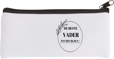 Akyol - de beste vader dat ben ik dus Etui - Vader - papa - vader cadeautjes - vaderdag - verjaardag - geschenk - kado - 20 bij 9 cm