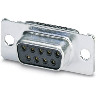 Phoenix Contact VS-09-BU-DSUB-EG 1688803 D-sub female connector 180 ° Aantal polen: 9 Soldeerkelk 10 stuk(s)