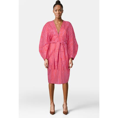 Humanoid Lavel Caracara Maat: XS | Midi Jurken Outlet | Dames | Roze