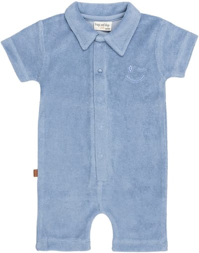 Frogs and Dogs - Smile Onesie | Forever Blue - Katoen - Maat 62