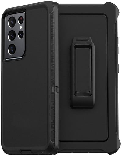 Samsung Galaxy S22 Ultra Extreme Armor Hoesje Extra Stevig | Shockproof Case voor Samsung Galaxy S22 Ultra | zwart