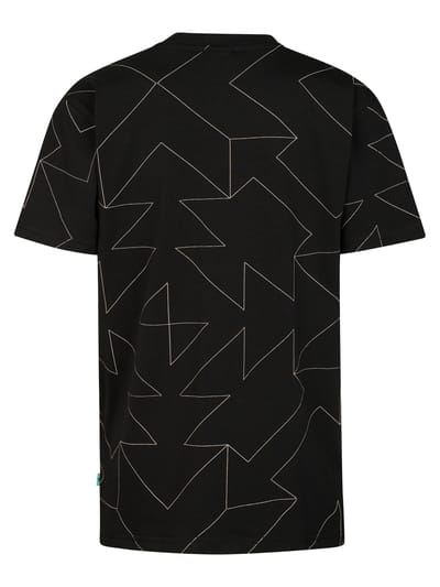 Petrol Industries - Jongens T-shirt met all-over print Luchador - Zwart - Maat 104