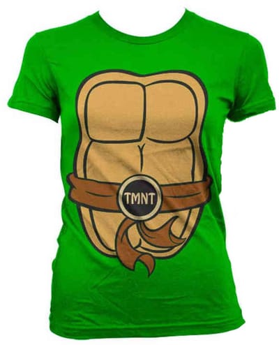 Teenage Mutant Ninja Turtles - TMNT Costume Dames T-shirt - XXL - Groen