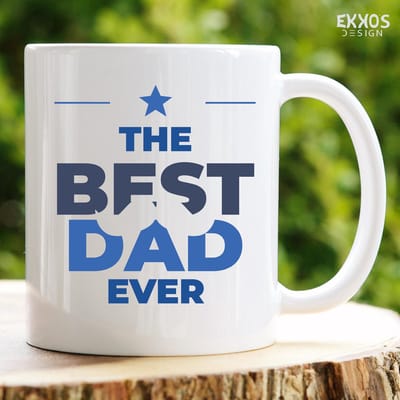Best Dad Ever mok | Mok met tekst | Grappige mok | Verjaardag cadeau | Cadeau voor man | Cadeau voor vrouw | Cadeau voor haar | Cadeau voor hem | Grappige cadeau | Thee glazen | Valentijn cadeautjes | Koffiekopjes