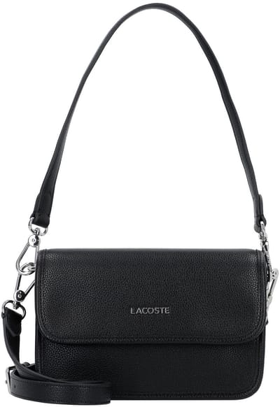 LACOSTE schoudertas Flap Crossover Bag Noir zwart
