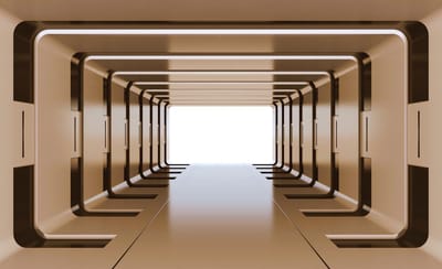 Space Science Fiction Modern  Photo Wallcovering