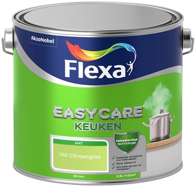Flexa - Easycare Keuken - Vol Citroengras - Mengverf - 2,5 L