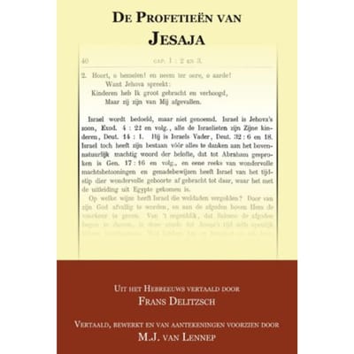De Profetieën Van Jesaja - Franz Delitzsch