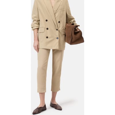 Closed Sonnett Soft Beige Größe: W25L32 | Stoffhosen Outlet | Damen | Braun