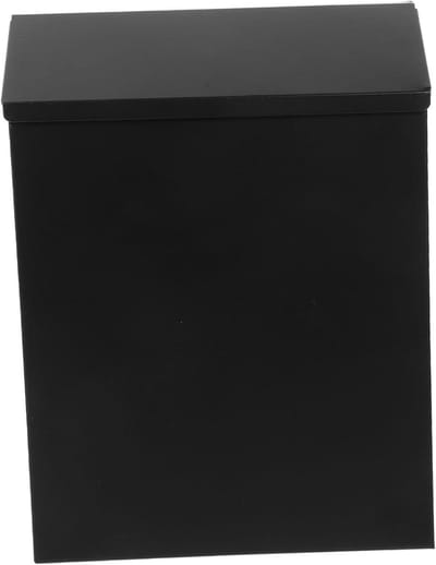 Wandmontage Brievenbus - Buitenpost - Briefpost Ontvangen - Robuust IJzeren Ontwerp - 29.6 cm Lengte - Zwart