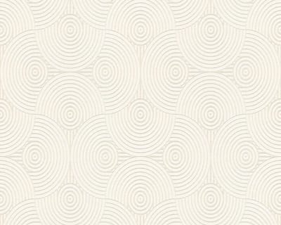FANTASIE CIRKEL BEHANG - Beige Creme Zilver Metallic - AS Creation Esprit 13