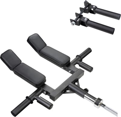 Squat Landmine Attachment - Viking Press - Onderlichaam Training - Neutraal Gewricht Ontwerp - 82x45x17cm - Zwart en Zilver