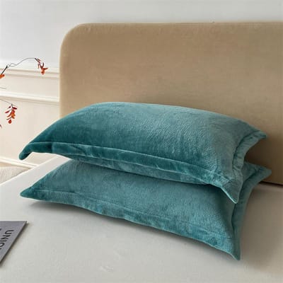 Effen Kleur Kussensloop Fluwelen Kussensloop 48x74cm Kussensloop Rechthoekige Sierkussenhoes 2 stuks Warme Kussenslopen 2 pillowcase 48x74cm gray