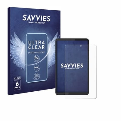Savvies - Screenprotector voor Lenovo Tab One 8.7" - Folie Beschermfolie transparant 6 Stuks