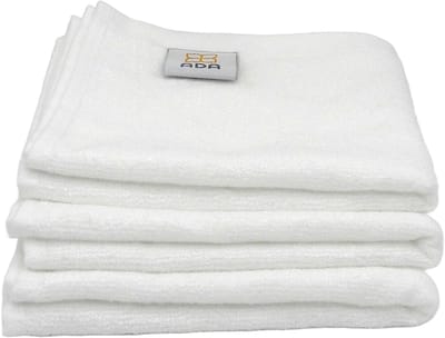 ADA® - Bamboe handdoek – 30x50cm – Wit - 3 stuks