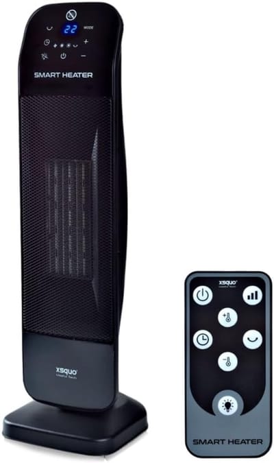 Keramische Ventilator - Kachel - Ruimte Verwarmen - Met Afstandsbediening - 2000 Watt - Wit