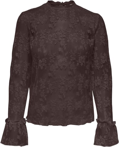 ONLY - ONLCRISMA L/S O-NECK TOP WVN Dames Blouse