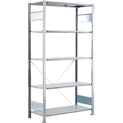 Insteekstelling MULTIplus150 Express - B 1000 x D 500 x H 2000 mm - 5 legborden - draagvermogen 150 kg - verzinkt
