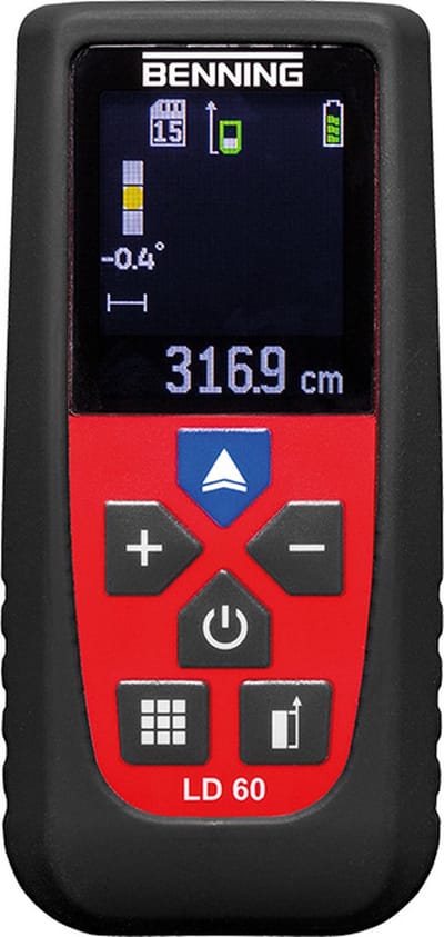 Benning LD 60 laserafstandsmeter 0,05 - 60 meter (050501)