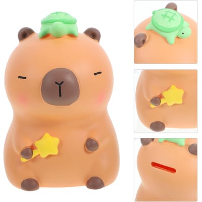 Capibara Spaarpot Voor Contant Geld Vinyl Meisjes Munt Spaarpot Houder Versiering Huishouden Lieflijk Geld Creatief Dier
