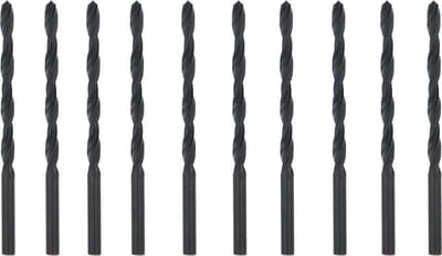 Benson Metaalboren set - 4.0 mm - gerolde spiraalboor - 10 stuks - met opbergbox