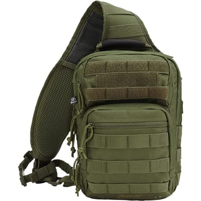Brandit - US Cooper Sling Medium Rugtas - One size - Groen
