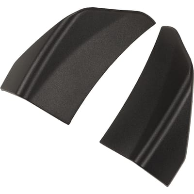 2 STUKS Auto Voorbumper Splitter Lip Diffuser Zwart Afgeronde Randen Vervanging voor Ford Mustang black