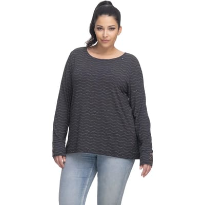 Dames-T-shirt met lange mouwen Ragwear Malka Plus