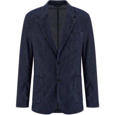 GUESS Marciano By  Gary Patch Pkts Blue Denim Blazer Effect Maat: 42 | Blazers Outlet | Heren | Blauw