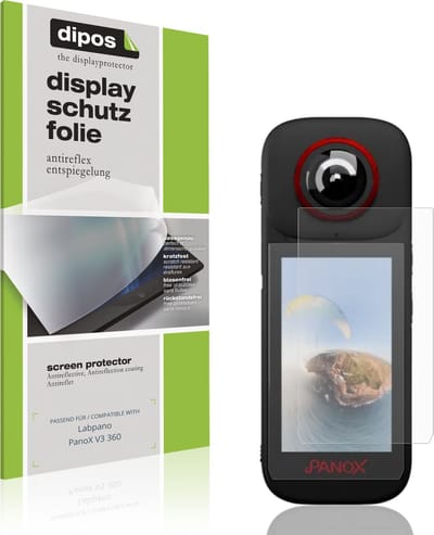 dipos – 4x Matte Beschermfolie geschikt voor Labpano PanoX V3 360 | Krasbestendige & antireflecterende Screenprotector Ultra-Thin
