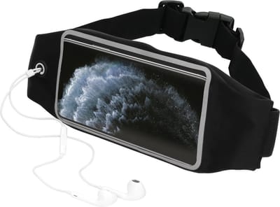 Mobiparts Comfort Fit Sport Belt geschikt voor Apple iPhone 11 Pro - Zwart