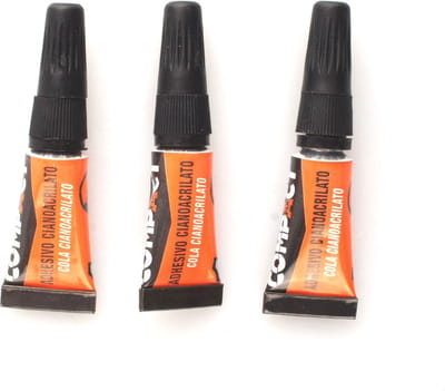 Seconde lijm - Waterbestendig - 3 tubes - 3 x 1 gram