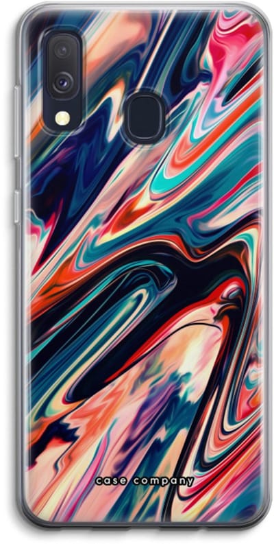 Case Company® - Hoesje geschikt voor Samsung Galaxy A40 hoesje - Quantum Being - Soft Cover Telefoonhoesje - Bescherming aan alle Kanten en Schermrand