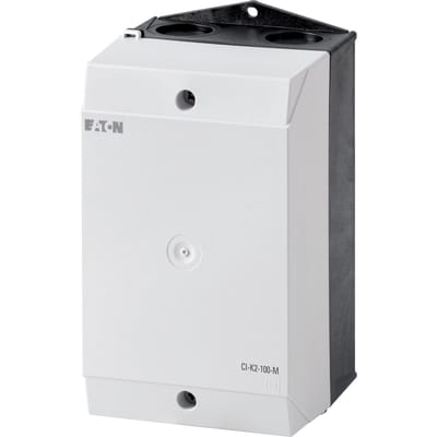 Eaton CI-K2-100-M 206893 Lege behuizing Voor montageplaat (l x b x h) 100 x 100 x 160 mm NOT-AUS Grijs-wit (RAL 7035), Zwart (RAL 9005) 1 stuk(s)