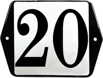 Emaille huisummer model oor - 20