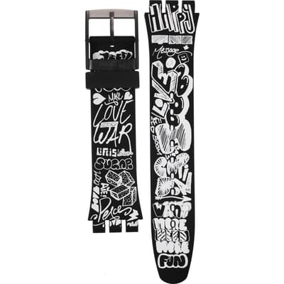 Swatch Plastic - Originals Large (41mm) SUO/SO29/SO32 ASUOB125 SUOB125 Love Wall band
