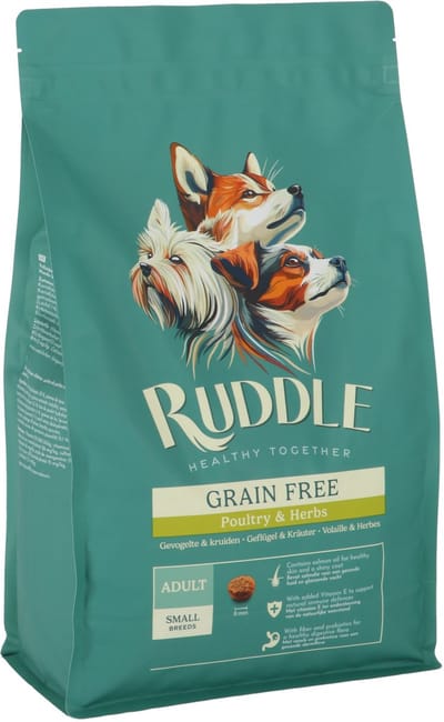 Ruddle Adult Small Breed Grainfree Gevogelte&Kruiden - Hondenvoer - 3 kg
