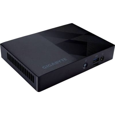 Gigabyte BRIX GB-BNIP-N100 - Barebone - mini-PC 1 x N-series N100 tot 3.4 GHz - RAM 0 GB - UHD Graphics 750 - Gigabit Ethernet, 2.5 Gigabit Ethernet, IEEE 802.11ax (Wi-Fi 6)